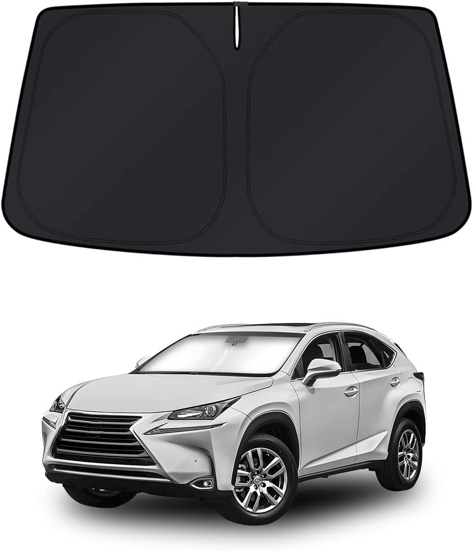 KUST Windshield Sun Shade for Lexus RX 350/350h 300 450/450h 2010-2015 Accessories Sunshade Window Sun Visor Protector Foldable Blocks UV Rays Keep Your Car Cooler
