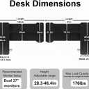 L Shaped Electric Standing Desk,51x31.5 Reversible,Oak