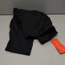 THE GYM PEOPLE Thick High Waist Capris Yoga Pants with Pockets, Tummy Control Workout Running Yoga Leggings for Women (Large, Black)