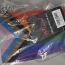 2 x Ainiel LGBTQ Pride Rainbow Accessories Set - Complete Costume with LGBT Rainbow Beads Necklaces Face Body Paint Sunglasses and Flag for Gay Lesbian