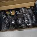 Lifelong Original Office Chair Wheels (As Seen On CNN) Replacement Rubber Chair Casters for Hardwood Floors and Carpet, Set of 5, Heavy Duty Casters for Chairs to Replace Office Chair Mats - Fits 98% (3 Inch, Clear)