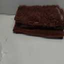 Bathroom Rugs Sets 2 Piece, Extra Soft Chenille Bath Mat Ultra Absorbent Bathroom Rug, Bathroom Mat with Sturdy PVC Non-Slip Bottom, Machine Washable Bath Rugs (20x32 Inch + 16x24 Inch, Coffee)