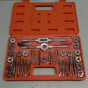 EFFICERE 40-Piece Premium Tap and Die Set, Metric Screw Threads M3, M4, M5, M6, M7, M8, M10, M12, Both Coarse and Fine Types | Essential Threading Tool Kit with Complete Handles, Accessories and Case