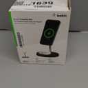 Belkin MagSafe 2-in-1 Wireless Charging Stand for Apple iPhone 16, iPhone 15, iPhone 14, & iPhone 13 Series & AirPods - MagSafe Fast Charging Station for Multiple Devices - Black