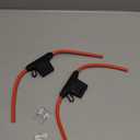 2 Pack Inline Maxi Fuse Holder - 6 AWG 12V Automotive Blade Fuse Holders with 2 Pcs 80 AMP Maxi Fuses