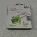 Belkin BoostCharge Nylon Braided USB C to Lightning Cable 6.6ft/2M - MFi Certified 18W Power Delivery iPhone Charger Cord - Apple Charger USB C Cable - Fast Charging for iPhone 14, iPhone 13 - White