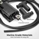 NEWHOW Ignition Coil 278000383, 278001130 for Sea-Doo GS GTI GTS GTX SPX XP 717 720 787 800 951, Fits Challenger Jet Boat 1995-2005, Replaces OEM 278-000-383, 278-001-130