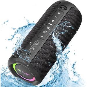 ZEALOT Portable Bluetooth Speaker, Speakers Bluetooth Wireless, Outdoor Speaker Waterproof, IPX6, 40W Loud Stereo Sound Deep Bass, Long Playtime,USB/TF/AUX, Speaker for Phone, Beach, Hiking-Black