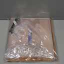 LITY 2 Pack Golf Ball Display Case, No Assembly Required Clear Cube with Solid Wooden Base, Autograph Golf Ball Stand Box for Single Ball