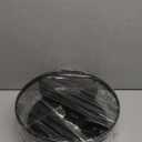 Snack Organizer for Countertop, Metal Turntable Organizer with Divider, 4 Compartment Snack Storage Spinning Snack Tray, Lazy Susan Snack Spinner for Snack Bar Organizer Pantry Storage-Black