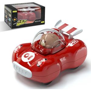 12-18 Months Toddler Pull Back Car Toys for 1 2 3 Years Old Boys and Girls Kids Trucks Toys 1-3 Years Old Baby Car Birthday Gift (Red)