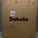 Babelio Baby Gate for Stairs, Kitchen & Doorways, 26-41" W 28" H No Bottom Bar| Easy Installation| One-Handed Operation| Auto-Close| Hardware Mount Safety Dog/Pet Gate Indoor (Black)