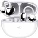THINKAR SoraClips Open Ear Earbuds, 4.6G Ultra Lightweight Clip On Headphones, 31H Playtime AI ENC Wireless Bluetooth 5.4 Clear Call Earphones, Comfort for Sport Running Workout Travel, White