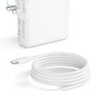 Macbook Pro Charger 118W Usb-C Power Adapter For Macbook Pro Air 13 14 15 16 Inch Mac Book Laptop Retina M2 M1 2023 2022 2020 2019 2018 2017 2016 Computer Usb C To C Fast Charging Charger For IPad Pro