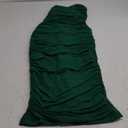 BEAGIMEG Women's Sexy Bodycon Sleeveless Ruched Mesh Club Party Midi Dress (Medium, Darkgreen)