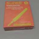 SUNEE Highlighters Assorted Colors, 8 Colors Highlighters with Chisel Tips, Liquid Ink Bible Highlighter for Students, Notes, Planners, Office Supplies, Aesthetic Stationery Pack of 2