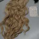 Angelaicos Womens Hippie Wigs Long Blonde Wig Fluffy Wavy Party Cosplay Wig