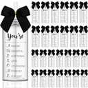 Skylety 24 Pack Employee Appreciation Gifts Bulk for Men You Are Awesome Black Cups 13.5 oz Plastic Skinny Tumbler with Straw Lid Inspirational Cups for Team Office Customer Coworker Staff