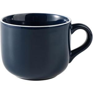 CROMIITSM Extra Large Porcelain Coffee 23 Oz Mug, Breakfast Cup and Soup Bowl, Microwave and Dishwasher Safe, Jumbo Wide Mug with Handles