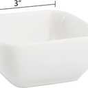 Lawei 12 Packs Ceramic Dip Bowls Set - 3 oz Condiments Server Dishes Mini Bowls Soy Sauce Dish for Sauce, Vinegar, Ketchup, BBQ and Party Dinner