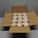 Thick Candle Jars for Making Candles 12 Pcs, 7 OZ Empty Jars with Wood Lids for Candle Making, Sample Container, Frosted Green