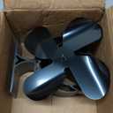 Signstek Large Wood Stove Fan, 6 Blades Big Size Fireplace Burner Heat Powered Fan for Biggger Room, Silent Operation,Circulation for Wood/Log Burner/Pellet Stove