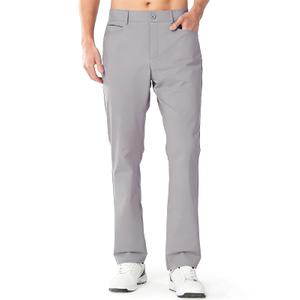 ALLZERO Men's Stretch Golf Pants Quick Dry Lightweight 30"/32"/34" Work Dress Pants Casual Comfy Trousers with Pockets LIGHTGREY-32W34L (Gray, L)