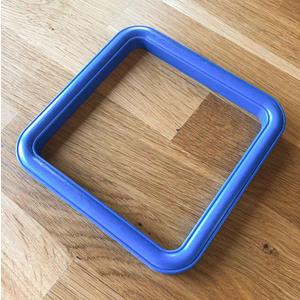 Mulenex Electrical Grommets, 3/4" x 3/4" Square Blue, 1000 Pieces