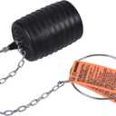 Cherne 270040 Rubber Test Ball Pipe Plug, 4" , Black