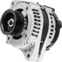 New Alternator for Honda Pilot 3.5L 2012-2015, Odyssey 3.5L 2011-2013, Ridgeline 3.5L 2012-2014, 130Amp Replace# CSJ24, 11573, 290-5582, 104210-1240, 9764219-124, 31100-RV0-A01
