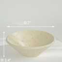 Decorative Bowl-Concrete Fruit Bowl for Kitchen Counter,Modern Key Bowl for Entryway,Small Candy Bowl,Dining Table Coffee Table Room Decor (Beige, 7")