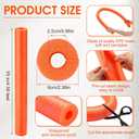 Pangda 3 Pack Pool Noodles Foam Pre Slit,55 Inch,Orange