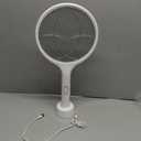 YISSVIC Electric Fly Swatter 4000V Bug Zapper Racket Dual Modes Mosquito Killer with Purple Mosquito Light Rechargeable for Indoor Home Office Backyard Patio Camping