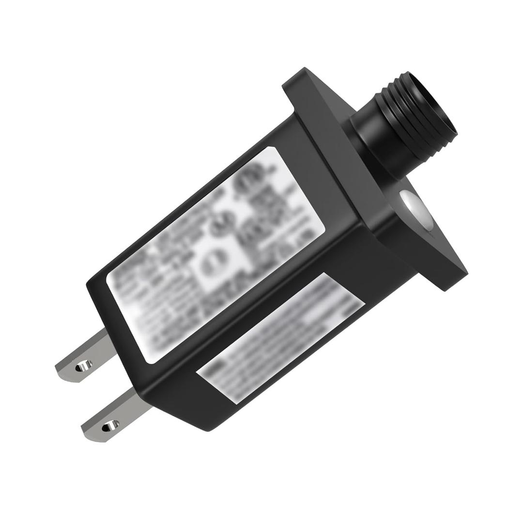 Cshare Class 2 Power Supply 30V 6W LED Transformer LED Power Supply, IP44 Waterproof US CA Plug Raplacement for Halloween Christmas String Lights Inflatables Projector Light Fairy Lights 1 Pack