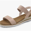 DREAM PAIRS Women's Espadrilles Ankle Stretch Elastic Strap Open Toe Comfortable Wedges Flats Spring Dressy Sandals Shoes 2026 for Women