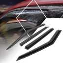 Rain Covers 4Pcs, Window Visors Big Ones 42", Small Ones 31" ( Black )