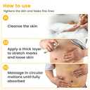 B Flat Belly Firming Cream - Tightening & Lifting Body Cream for Tummy, Thighs, Skin Elasticity Improvement, Deep Hydration, Anti-Sagging & Wrinkle Reduction