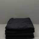 Tens Towels Pack of 4 Extra Large Bath Towels 30 x 60 Inches, 100% Cotton, Larger & Lighter Weight, Quicker to Dry, Super Soft and Absorbent, Perfect for Bathroom, Black