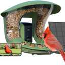 Birdfy 2 Smart Bird Feeder 3 Lenses & 2 Cameras, Dual Angles, Solar-Powered, Wireless Birdwatching, Permanent AI Identify 6000+ Bird Species & Motion Detection, Gift Present
