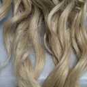 XIXIBI Ombre Blonde Wigs for Women, Long Blonde Wavy Wig, 26 Inch Middle Part Natural Looking Synthetic Heat Resistant Wig for Daily Party Cosplay Use