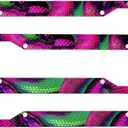 Pink Snake License Plate Frame 2 Pack Accessories Cars Decor 12.3 X 6.3 Inches for Men Women
