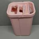 JOYMOOP Pink Mop and Bucket with Wringer Set for Home, with 3 Reusable Microfiber Mop Pads, Hands-Free Self-Cleaning System, Suitable for Floor Cleaning and Wall Cleaner