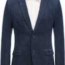 PJ PAUL JONES Mens Corduroy Blazer Jackets Slim Fit Two Button Casual Sports Coat, 2XL