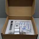 Adjustable Trailer Hitch - Tlvuvmo Aluminum Drop Hitch (Fits 2.5'' Receiver), 6 Inch Drop/Rise, 18,500 LBS GTW Heavy Duty Truck Hitch, (2'' & 2-5/16'') Chrome Plated Steel Balls - Tow Hitch Ball Mount