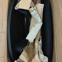 Desk Computer Chair with Wheels Ergonomic Home Office Chair with Lumbar Support and Fixed Armrests, Mid Back Mesh Chair Rolling Swivel ChairBlack