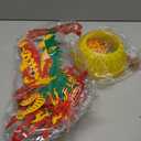 Bememo 4.92 Feet 3D Chinese New Year Dragon Decorations Hanging Paper Dragons Garland Lunar New Year Chinese Spring Festival Lantern Festival Decorations