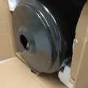 Amazon Basics 46,000 BTU Outdoor Propane Patio Heater with Wheels, Commercial & Residential, Havana Bronze, with Water Tank, 32.1 x 32.1 x 91.3 inches (LxWxH)