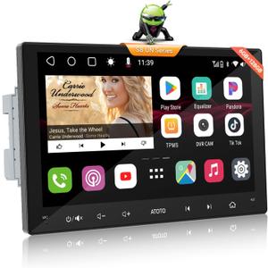 ATOTO S8 Ultra New 9" QLED Double Din Android Car Stereo, 8-Core 6G+128G, 4G LTE/WiFi, Wireless CarPlay&Android Auto, Dual Bluetooth w/aptX HD, 4*49W Amp,DSP/FM, SCVC,GPS Tracking&AI Chat, S8G2099UN