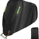 Motorcycle Cover All Season,Universal Weather Quality Waterproof Sun Outdoor Protection Scooter Shelter Tear Proof Night Reflective & Lock-Holes Storage Bag Fits up to 105" Motorcycles Vehicle