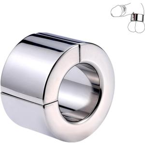 Sleek Design Men's Stainless Steel Heavy Duty Strength Training Accessory, 5 Sizes, Thick and Exquisite-RFUS054 (40mm)